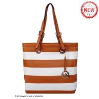 michael kors striped reizen medium bruin wit bakken Verkoop Rotterdam j4u9o793